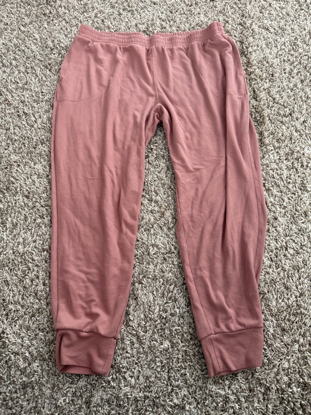 Athleta Waffle Joggers - Dusty Rose